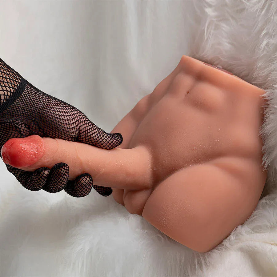 Xise – Peel Dildo Ass Gode Réaliste Masturbateur Position Frontale avec Poussée 17,5 cm