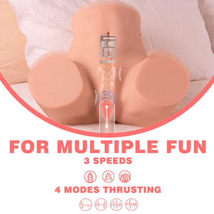 XISE - DANAE - Masturbateur vaginal réaliste avec vibrations multi-positions