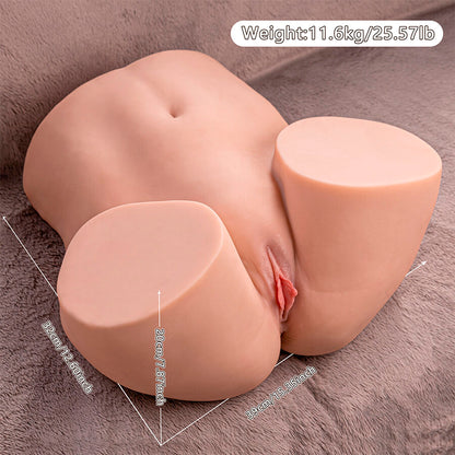 XISE - ETHEL MASTURBATEUR VAGIN RÉALISTE À POUSSÉE AVEC VIBRATIONS MULTI-POSITIONS