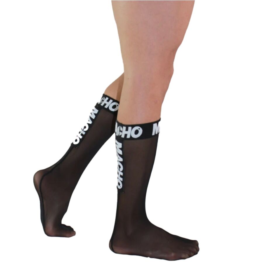 Ensemble chaussettes fines taille unique noires – Macho