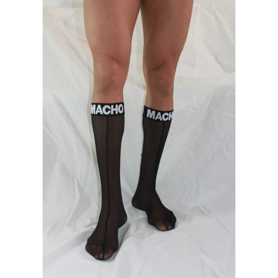 Ensemble chaussettes fines taille unique noires – Macho