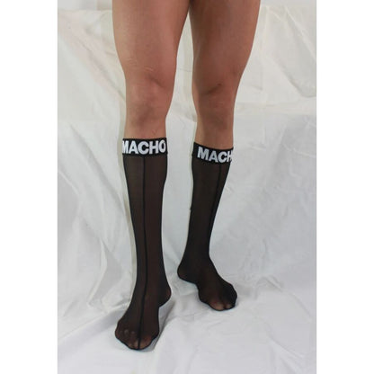 Ensemble chaussettes fines taille unique noires – Macho