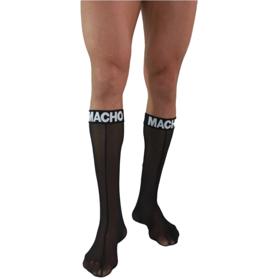 Ensemble chaussettes fines taille unique noires – Macho
