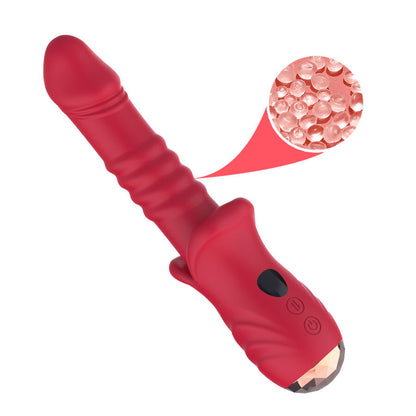 Point a dildo vibrateur stimulant rouge – Armony
