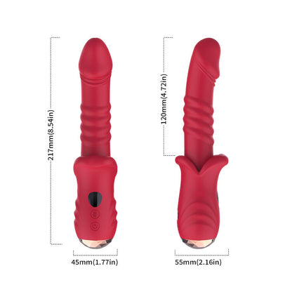 Point a dildo vibrateur stimulant rouge – Armony