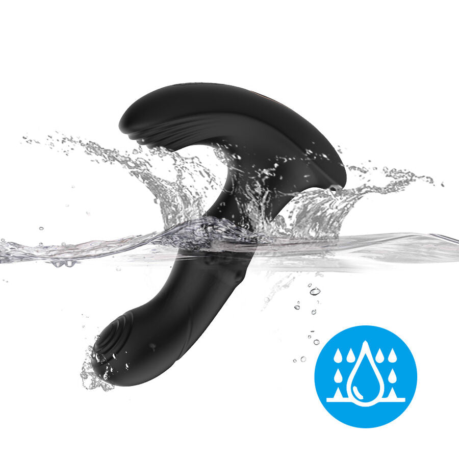 Vibrateur de prostate anal avec télécommande noir – Armony