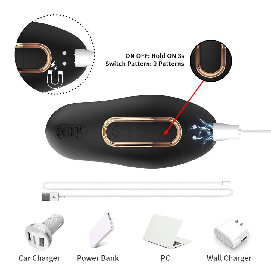 Vibrateur de prostate anal avec télécommande noir – Armony