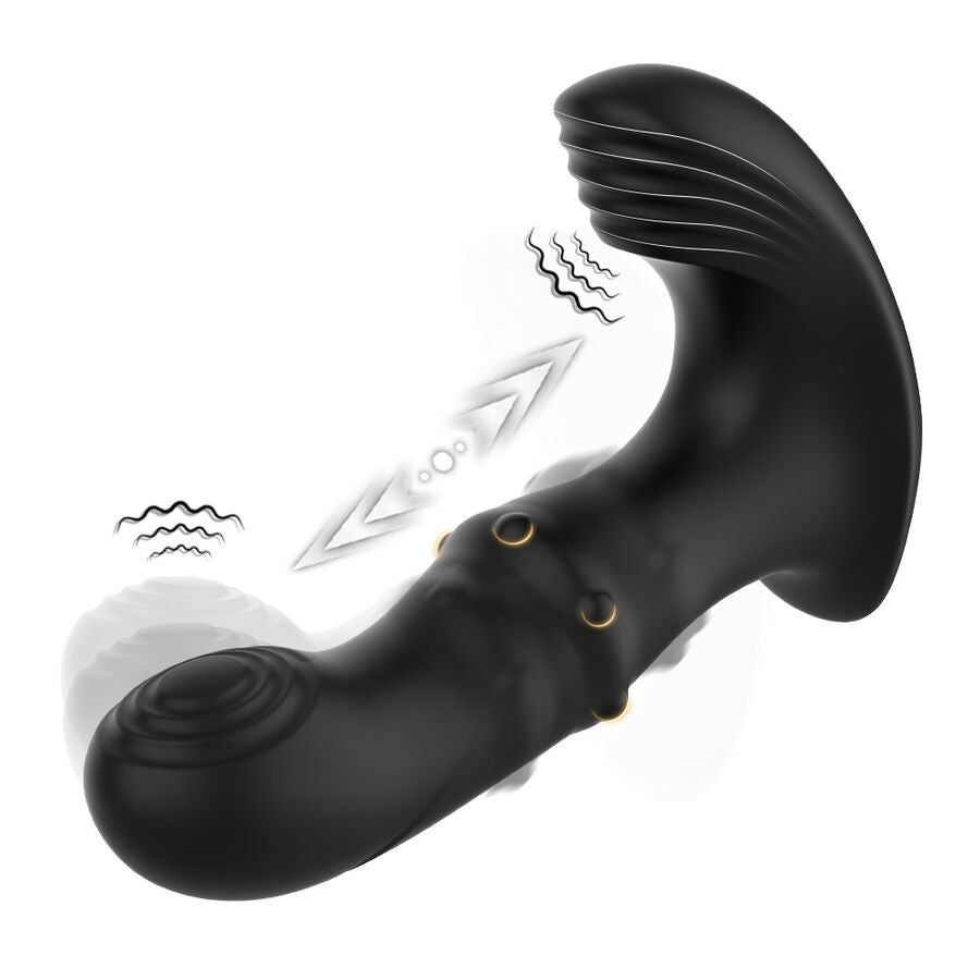 Vibrateur de prostate anal avec télécommande noir – Armony