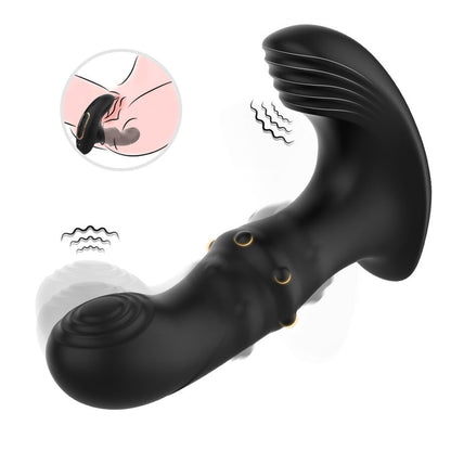 Vibrateur de prostate anal avec télécommande noir – Armony