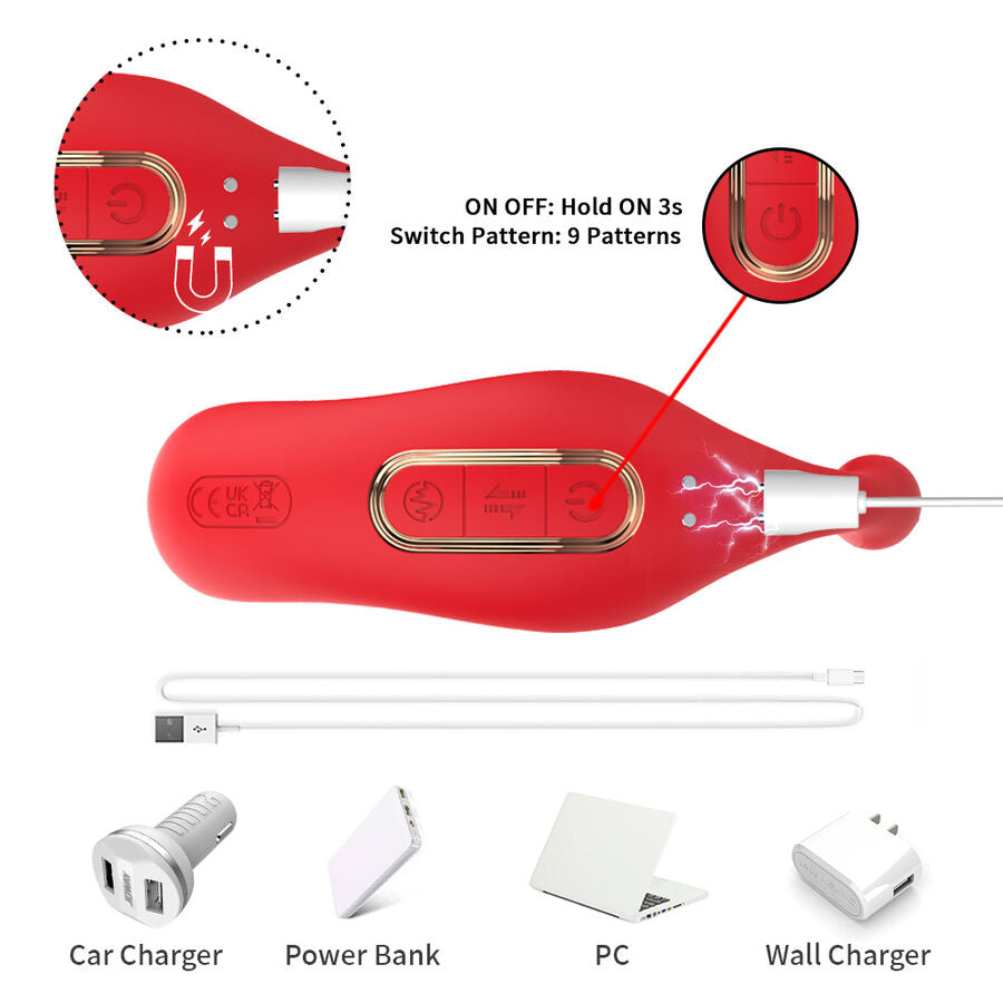 Vibrateur anal culotte stimulateur point c et g télécommande rouge – Armony