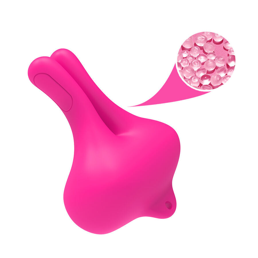 Pinces à tétons magnétiques vibratoires en forme de lapin rose – Armony