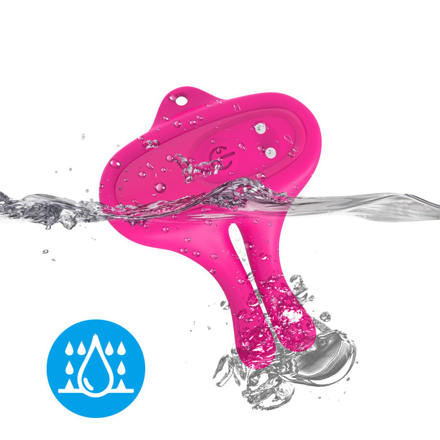 Pinces à tétons magnétiques vibratoires en forme de lapin rose – Armony