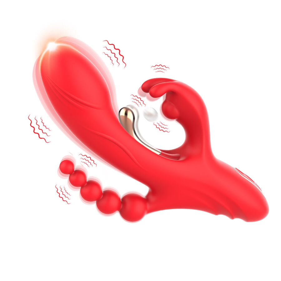 Stimulateur clitoridien stimulateur de point g et de clitoris vibrateur rouge – Armony