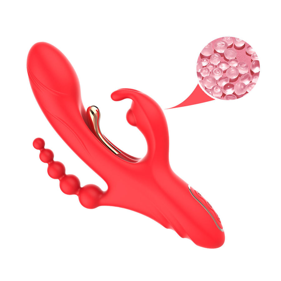 Stimulateur clitoridien stimulateur de point g et de clitoris vibrateur rouge – Armony