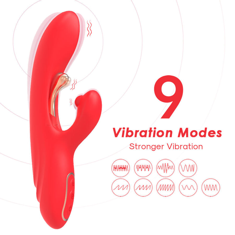 Stimulateur clitoridien vibrateur stimulateur point g et clitoris avec langue oscillante