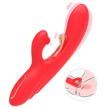 Stimulateur clitoridien vibrateur stimulateur point g et clitoris avec langue oscillante