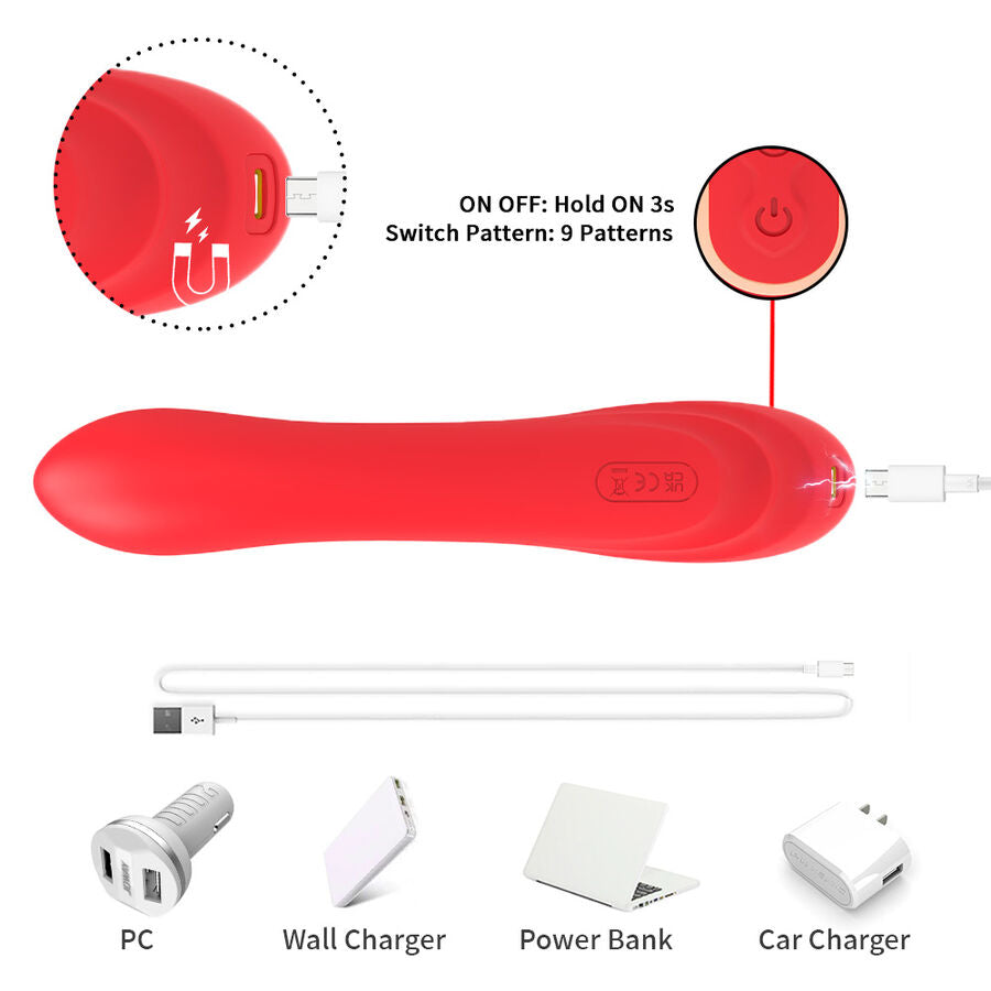 Stimulateur clitoridien vibrateur stimulateur point g et clitoris avec langue oscillante