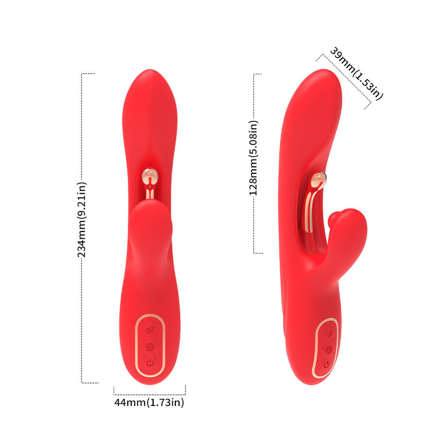 Stimulateur clitoridien vibrateur stimulateur point g et clitoris avec langue oscillante