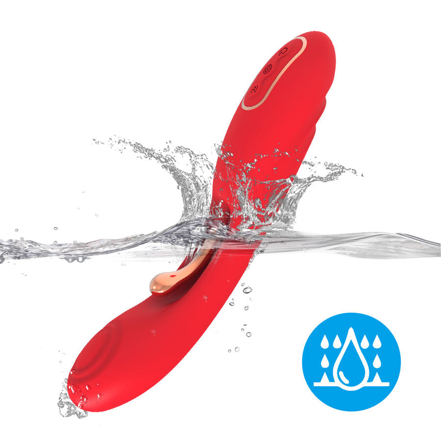 Vibrateur à langue oscillante rouge – Armony