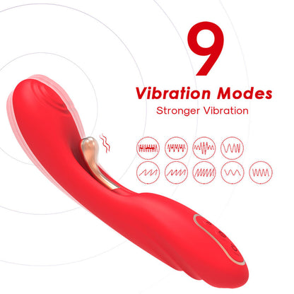 Vibrateur à langue oscillante rouge – Armony