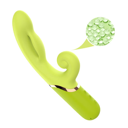 Inflable point a stimulateur vibrateur vert – Armony
