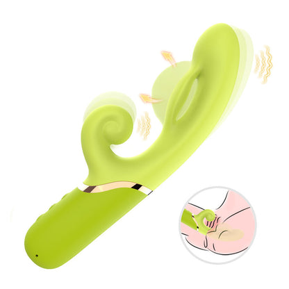 Inflable point a stimulateur vibrateur vert – Armony