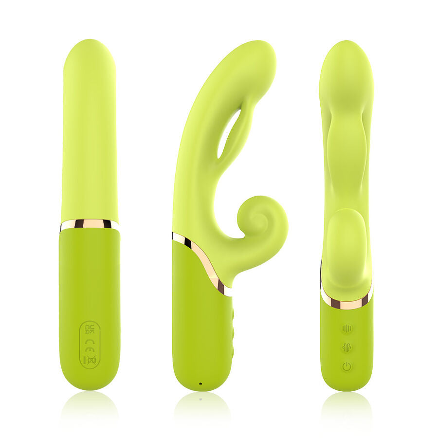 Inflable point a stimulateur vibrateur vert – Armony