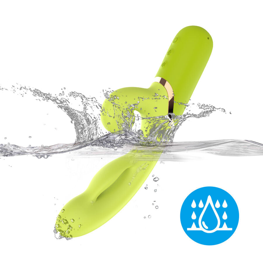 Inflable point a stimulateur vibrateur vert – Armony