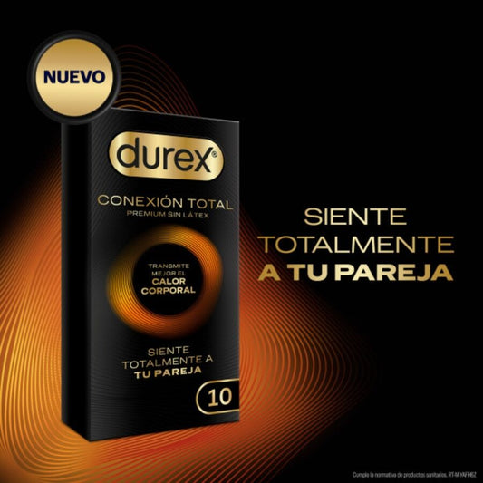 DUREX - CONNEXION TOTALE ULTRA FINE PLUS SANS LATEX 10 UNITÉS