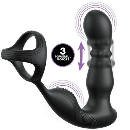 Vibrateur anneau anal vibrant et masseur avec télécommande – Anal Fantasy Elite Collection