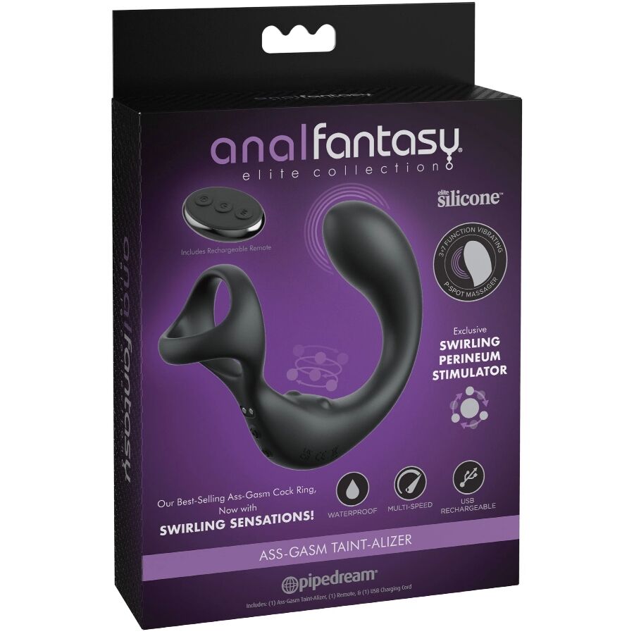 Vibrateur masseur anal vibrant avec télécommande – Anal Fantasy Elite Collection
