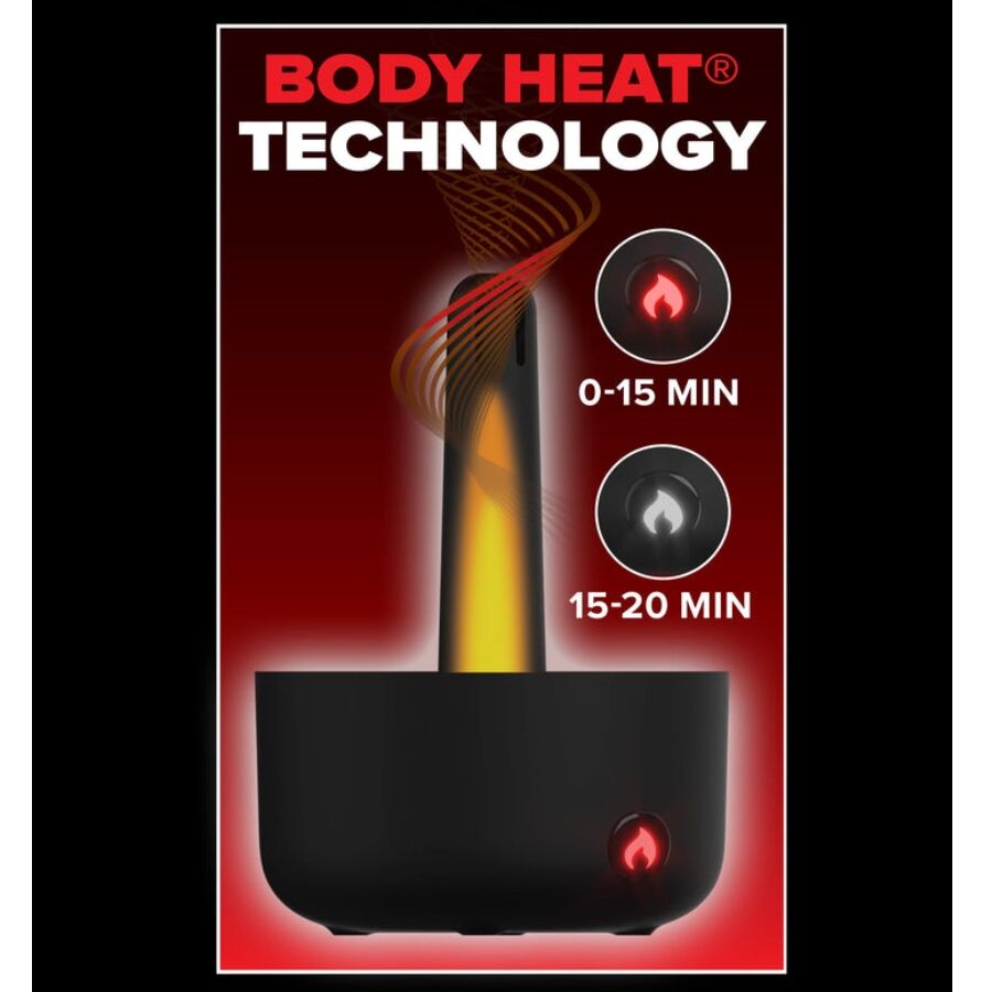 Masturbateur automatique milk me hotter avec vibration à effet de poussée et de chaleur –