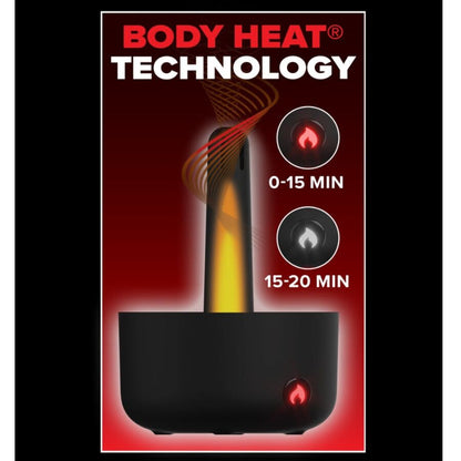 Masturbateur automatique milk me hotter avec vibration à effet de poussée et de chaleur –