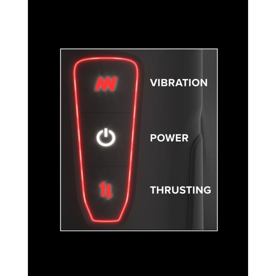 Masturbateur automatique milk me hotter avec vibration à effet de poussée et de chaleur –