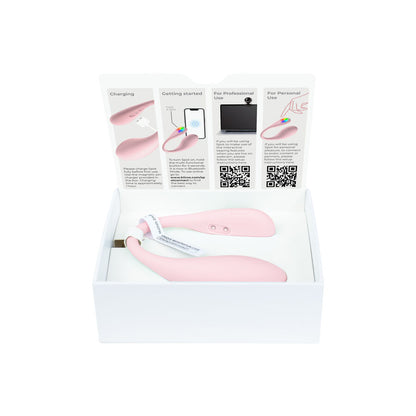 Vibrateur spot kiss me en forme de u rose – Kiiroo