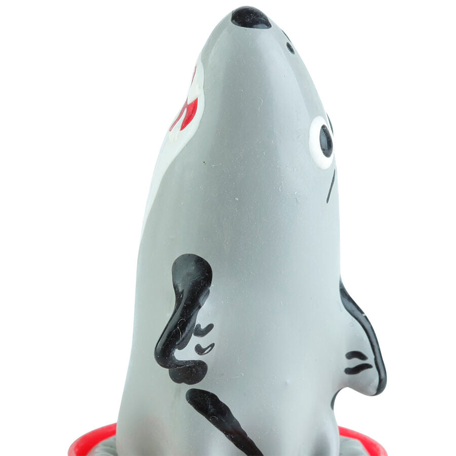 Préservatifs fantaisie peints à la main modèle requin 1 – Condomerie