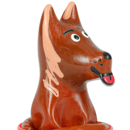 Préservatifs fantaisie peints à la main en forme de chien – Condomerie
