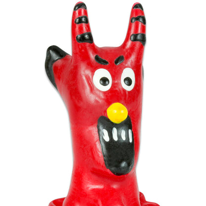Préservatifs fantaisie peints à la main rouge devil – Condomerie