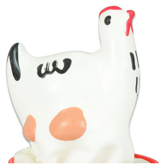 Préservatifs fantaisie peints à la main poulet blanc – Condomerie