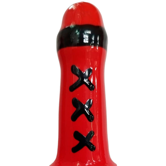 Préservatifs fantaisie peints à la main amsterdam rouge – Condomerie