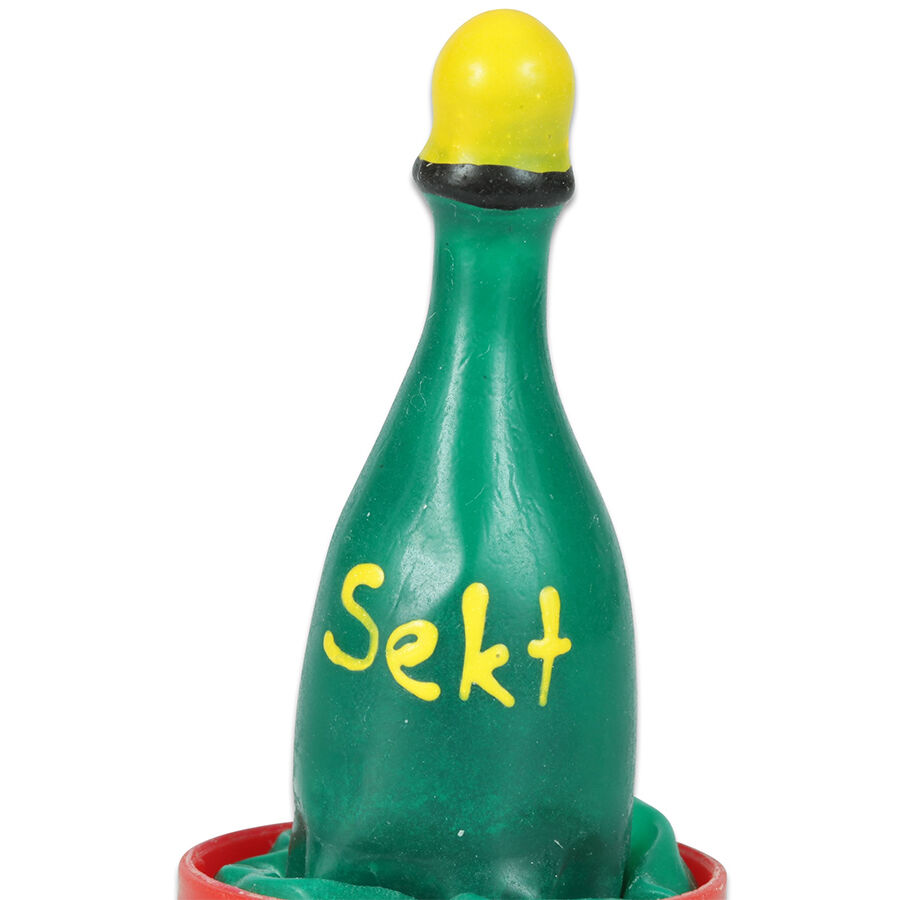 Préservatifs fantaisie peints à la main champagne – Condomerie