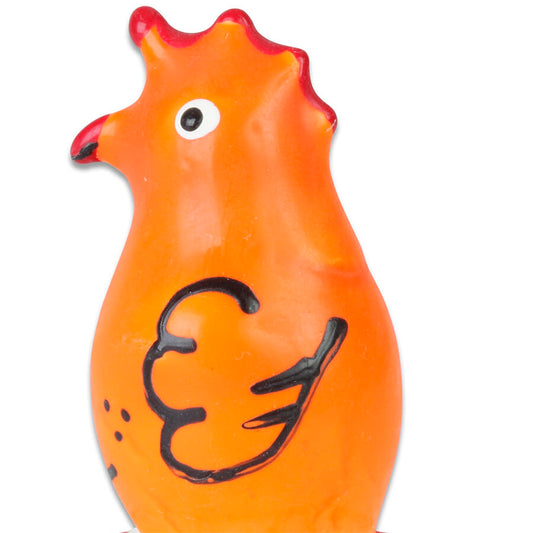 Préservatifs fantaisie peints à la main coq modèle 1 – Condomerie