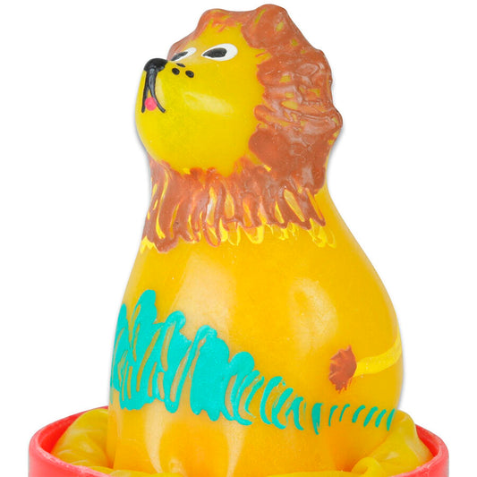 Préservatifs fantaisie peints à la main lion assis – Condomerie