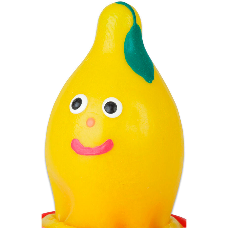 Préservatifs fantaisie peints à la main citron – Condomerie