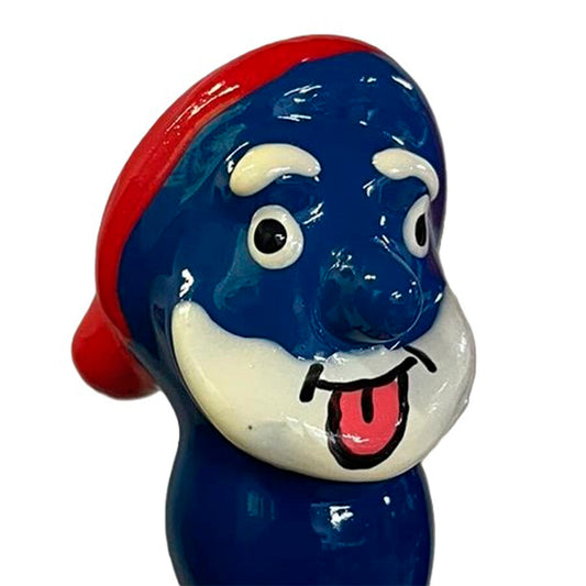 Préservatifs fantaisie peints à la main bleu grandpa – Condomerie