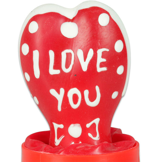 Préservatifs fantaisie peints à la main en forme de cœur - je t'aime modèle 2 – Condomerie