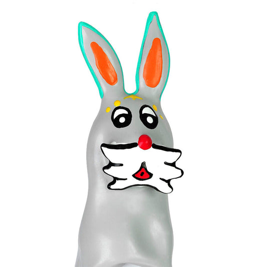 Préservatifs fantaisie peints à la main en forme de lapin – Condomerie