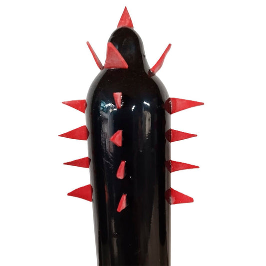 Préservatifs fantaisie peints à la main cactus noir – Condomerie