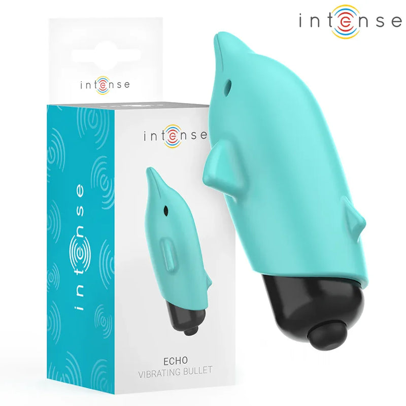 Vibrateur intense echo balle vibrante bleu dauphin 8 x 4,7 cm – Intense Fun