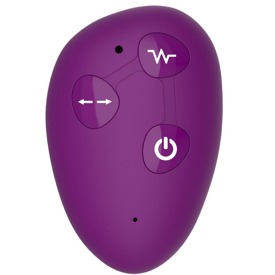 Vibrateur sans strapless 2 en 1 avec télécommande violet – Xocoon